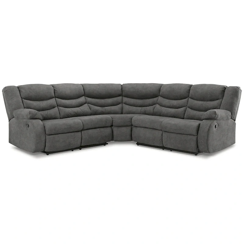 Signature Design by Ashley Partymate 2-Piece Reclining Sectional - 99W x 99D x 40H