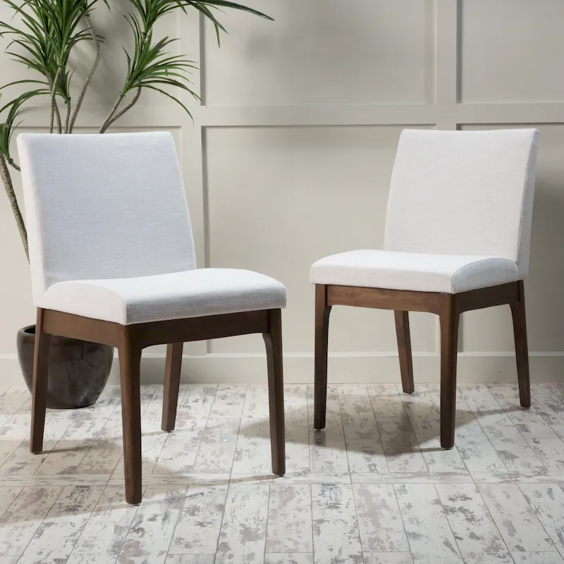Christopher Knight Home Kwame Upholstered Dining Chairs (Set of 2) - N/A