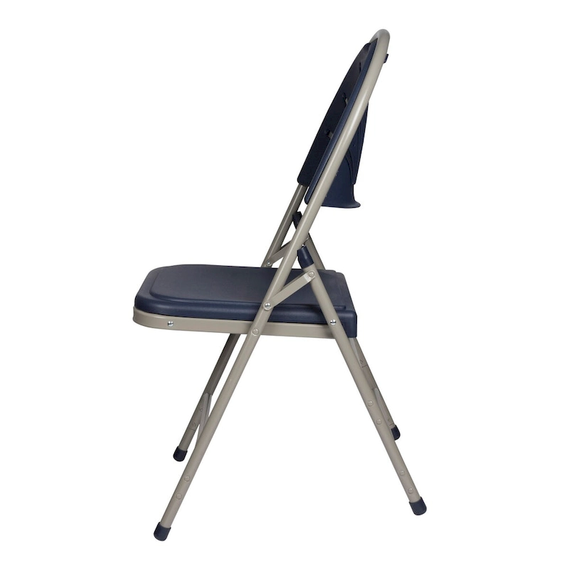 Lusitano Collection Fan Back Folding Chair, Pack of 4