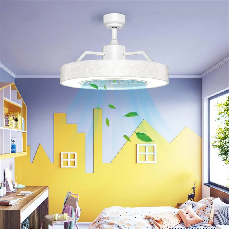 23 Inch LED Light and Remote Control Ceiling Fan