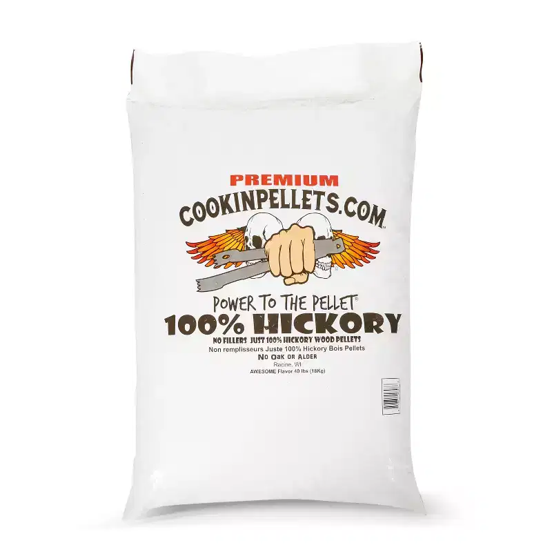 CookinPellets Premium Hickory Grill Smoker Smoking Wood Pellets Bundle with Black Cherry Smoker Smoking Hardwood Wood Pellets, 40 Pound Bags