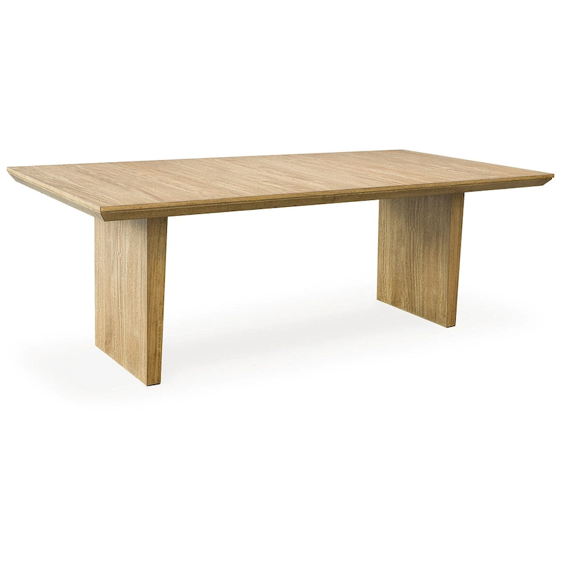 Signature Design by Ashley Sherbana Light Brown Rectangular Dining Extension Table - 40 W x 90 D x 30 H