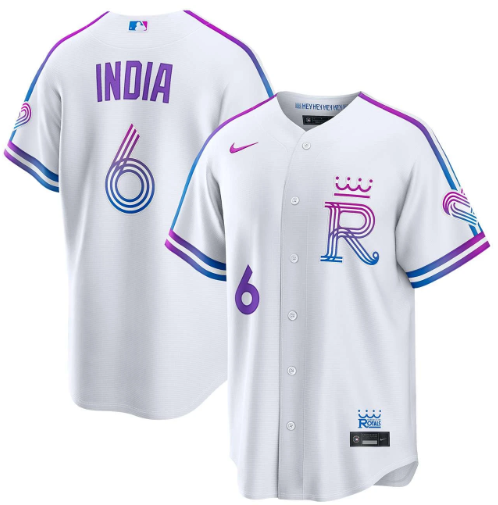 Jonathan India Kansas City Royals White 2026 City Connect Jersey