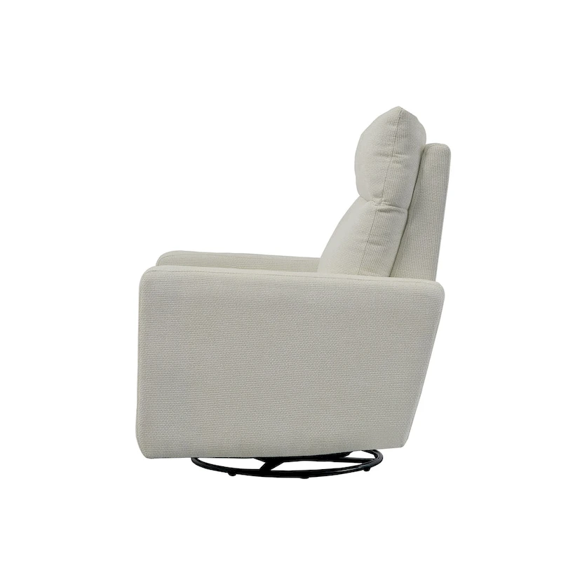 Olmas 33.5 W Power Swivel Glider Recliner with USB Charger Set Of 2