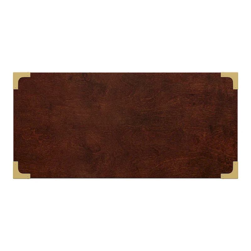 5-Drawer Gold Accent Chest