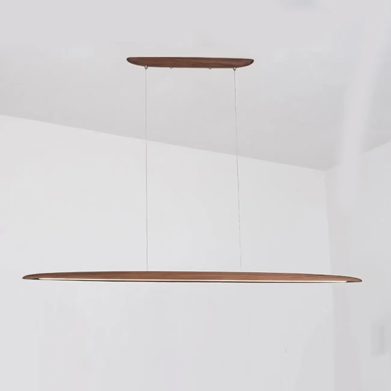 Modern Dimmable LED Adjustable Wood Island Pendant Light