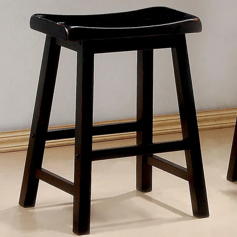 Saddle-style Stools (Set of 2)