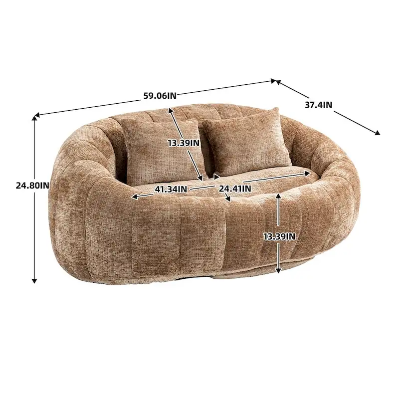 Chenille Bean Bag Chair