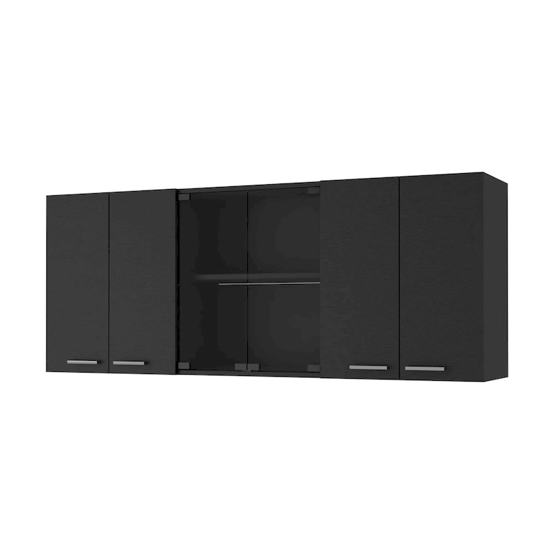 FM Furniture Yuma 150 Wall Cabinet, Two Close Cabinets