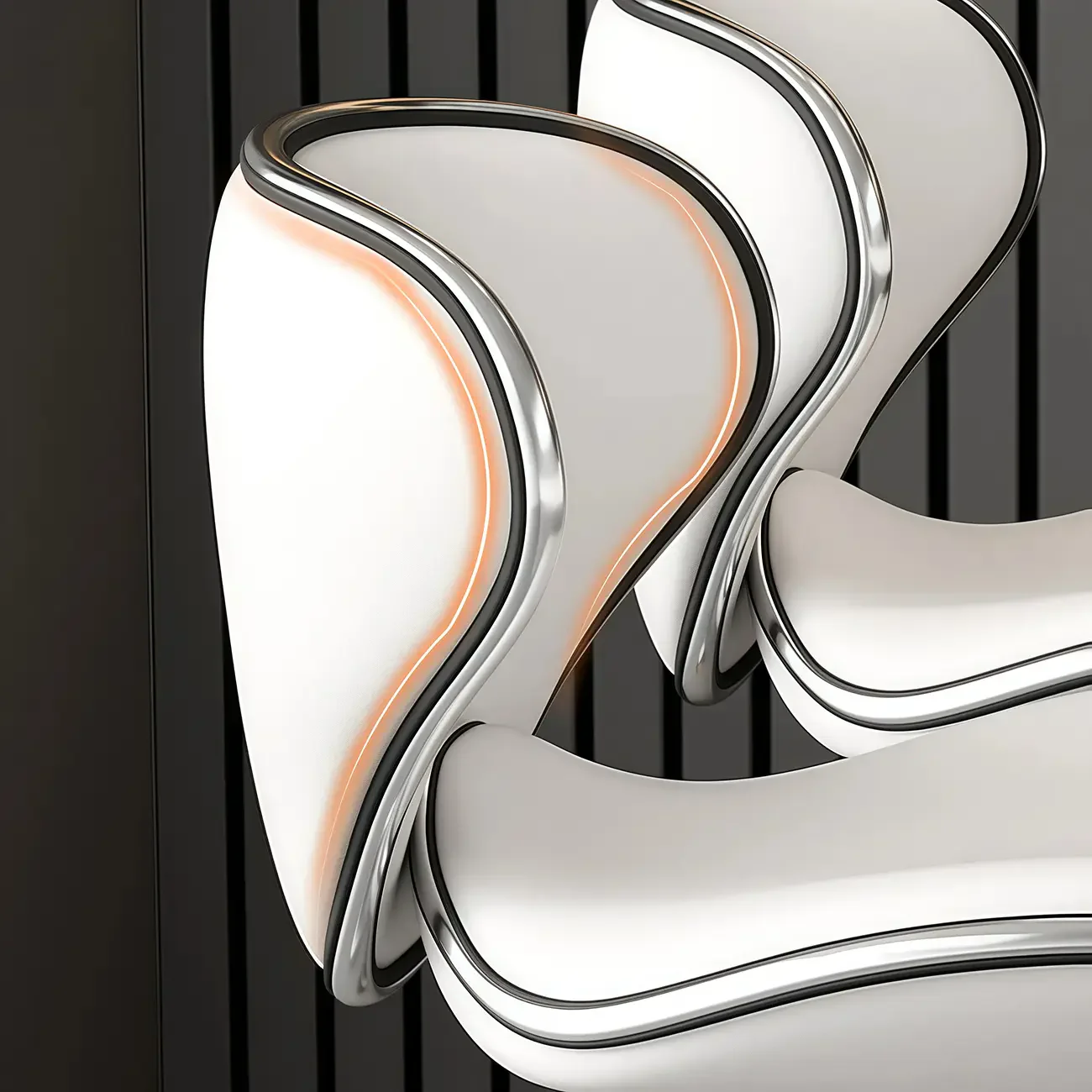 Leather Cushioned Saddle Swivel Adjustable Bar Stool