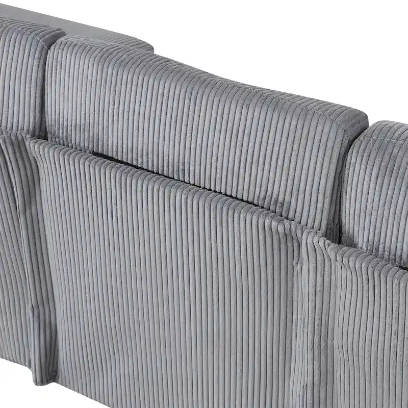 U-shaped Sponge-filled Cushion Combination Sofa