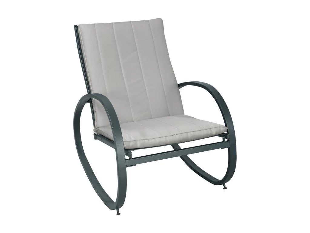 Rattan Armchair - Gris clair