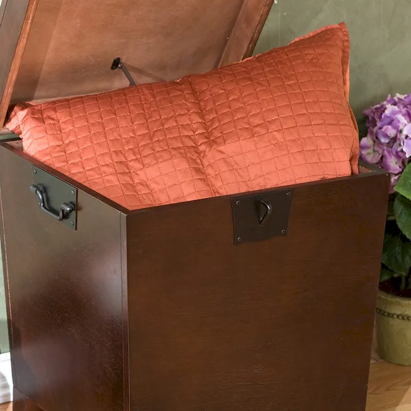 Liatris Espresso Trunk Side Table