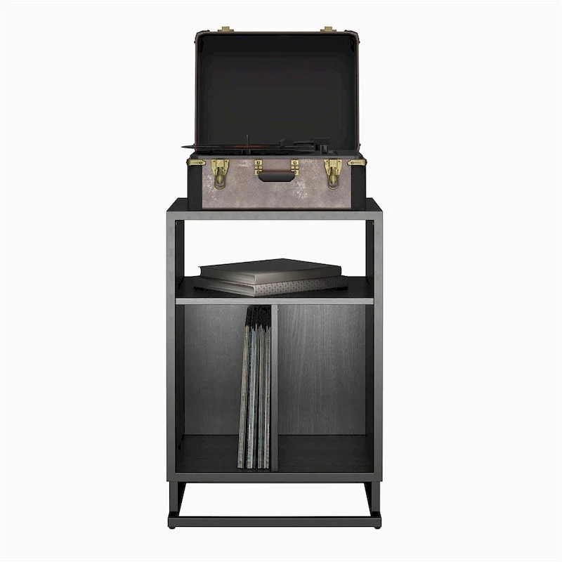 The Novogratz Regal Turntable Stand / End Table