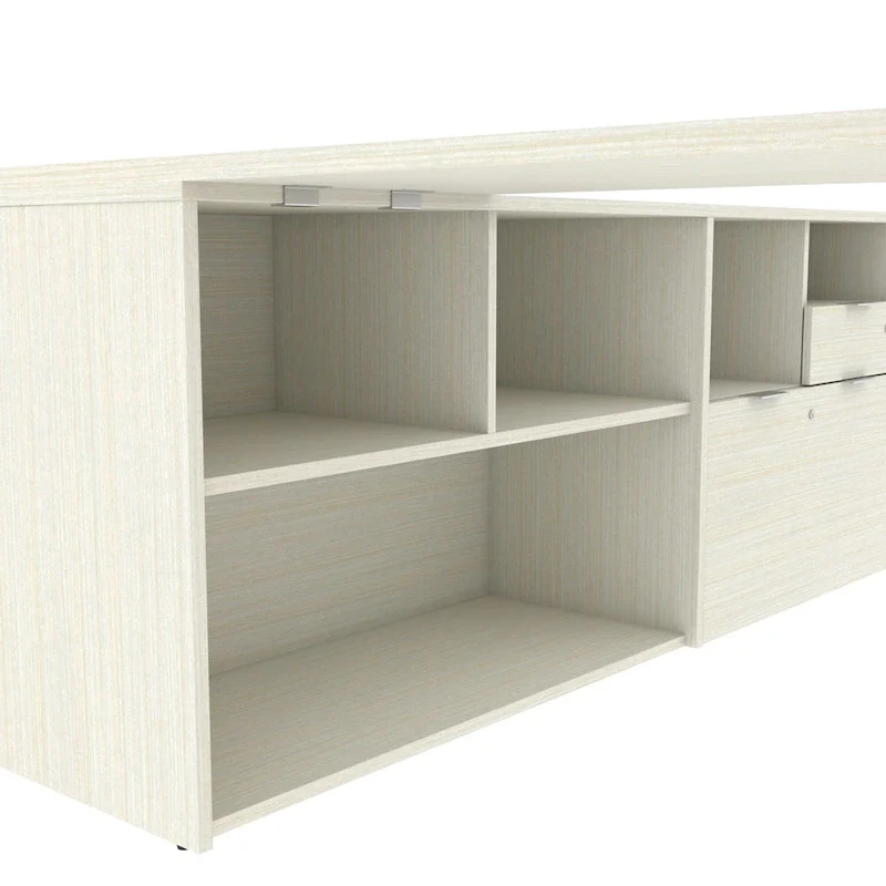 Bestar i3 Plus U-Desk with Two Drawers