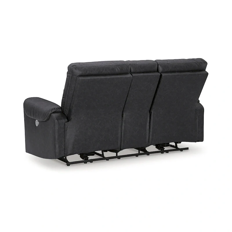 Signature Design by  Barnsana Power Reclining Loveseat with Console