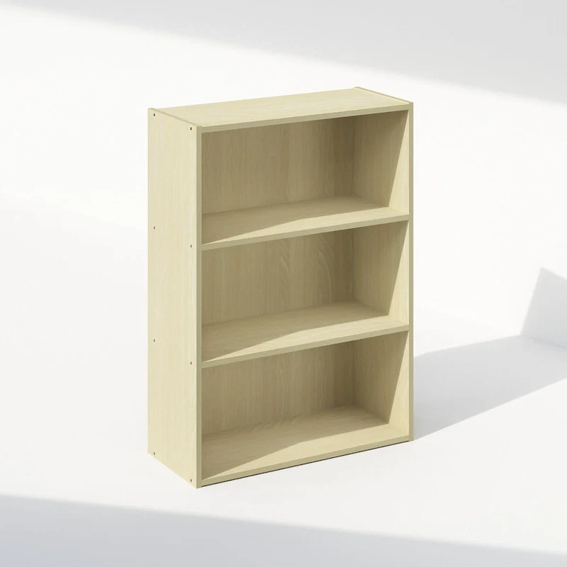 Furinno Simple Open Shelf, Bookcases, 3-Tier
