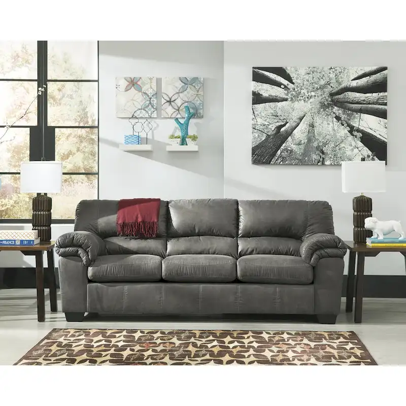 Fabric Sofa with Multi-Tonal Upholstery