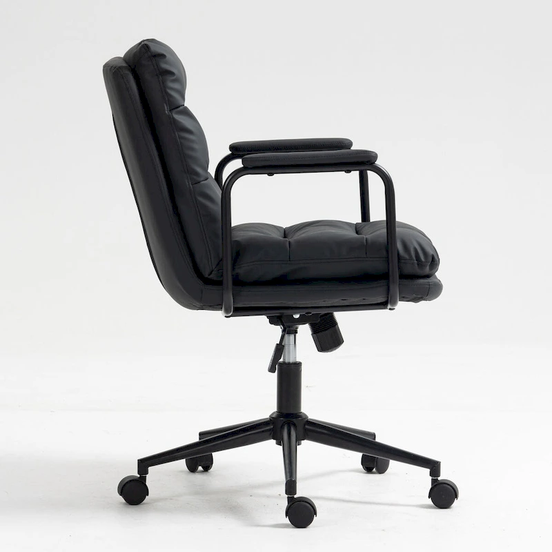 GEITIN Home Office Desk Task Swivel Chair with Padded Armrest