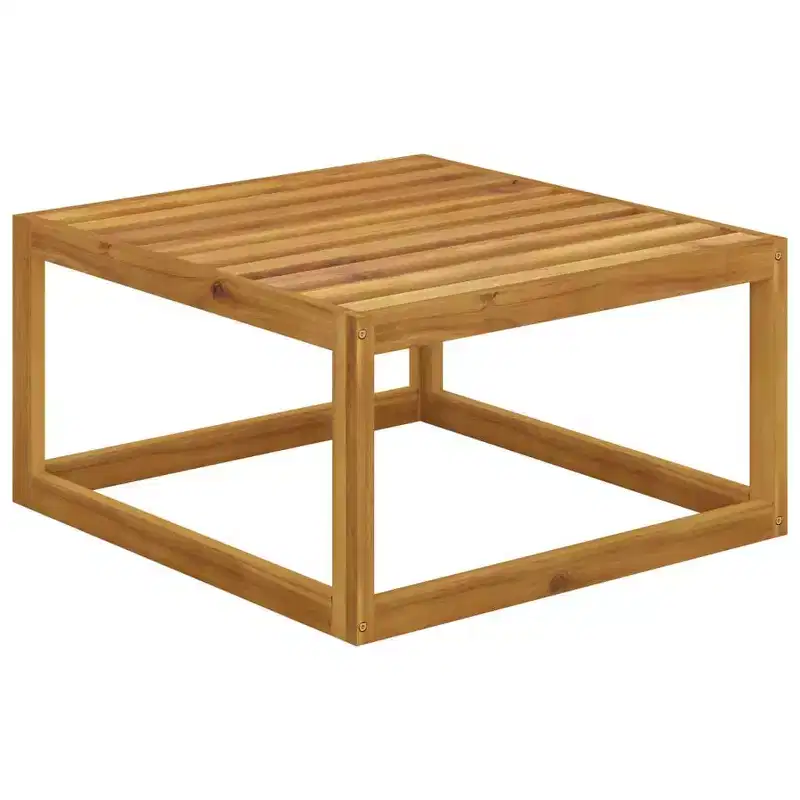 vidaXL Modular Garden Lounge Set with Cushions in Solid Acacia Wood