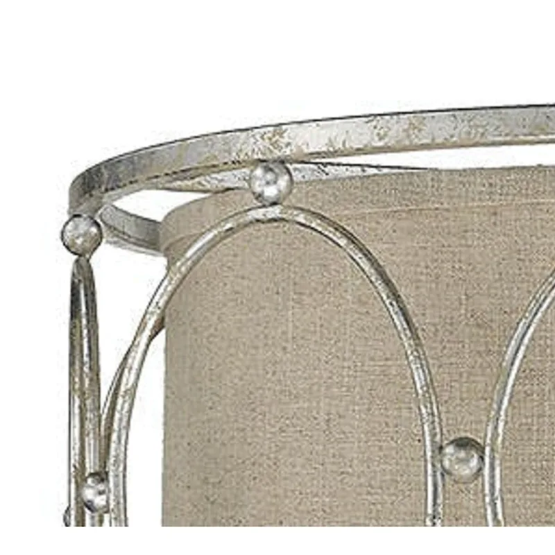 Distressed Silver Farmhouse 3 Light Drum Pendant