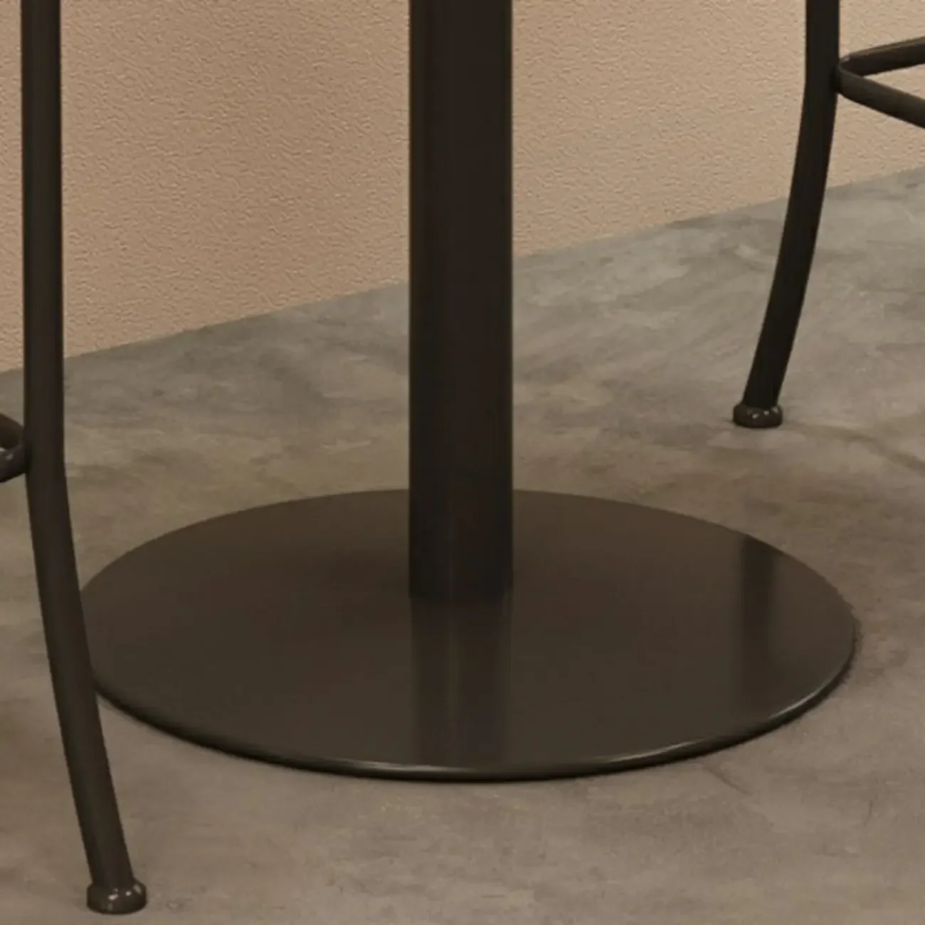 Cosmopolitan Light Wood Bar Set with Round Table