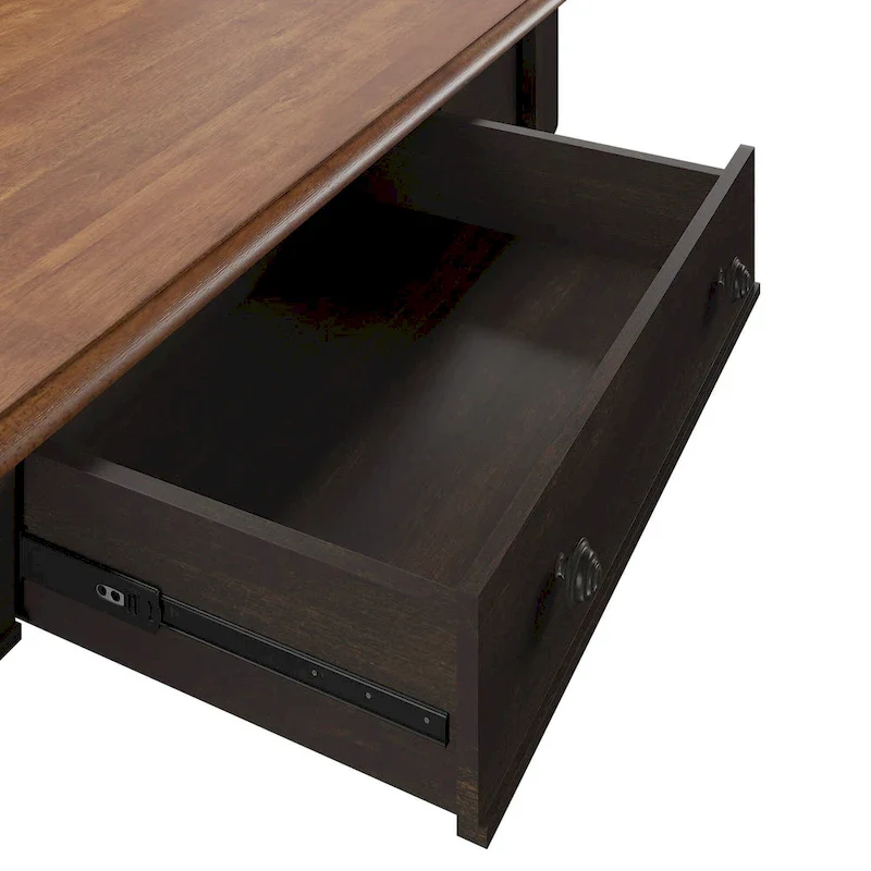 Oaklyn Antique 1-drawer Desk with Charging Station by iNSPIRE Q Classic