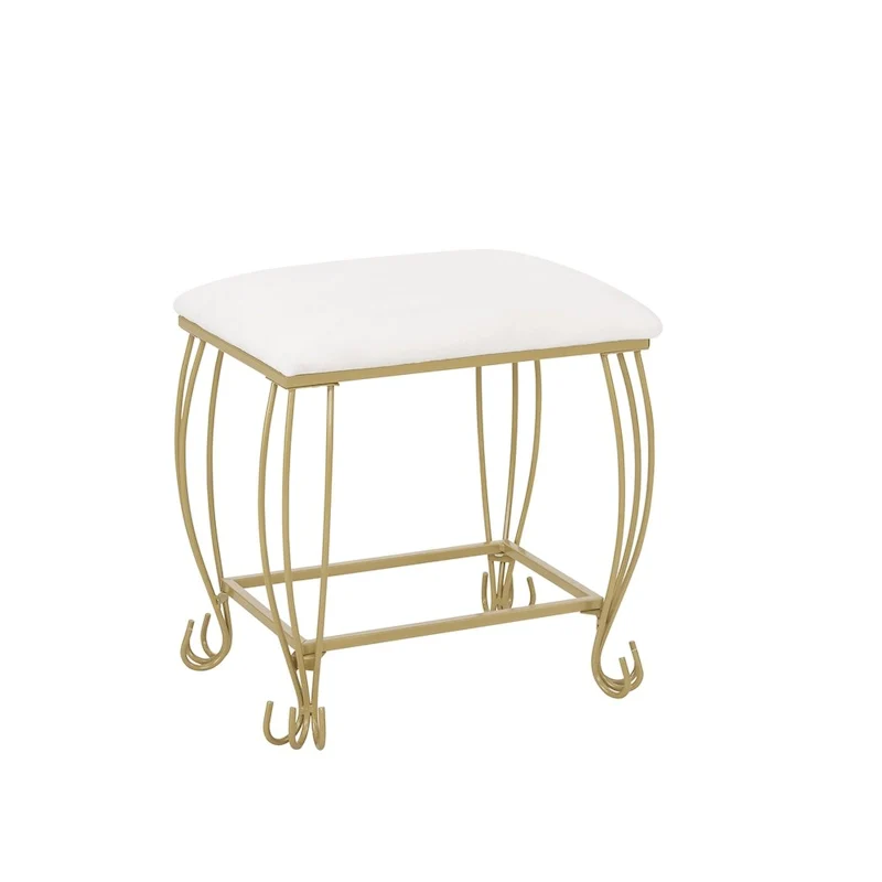 Makeup Vanity Table Set with Stool and Mirror