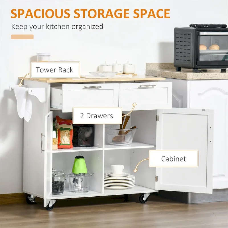 41 Modern Rolling Kitchen Island on Wheels
