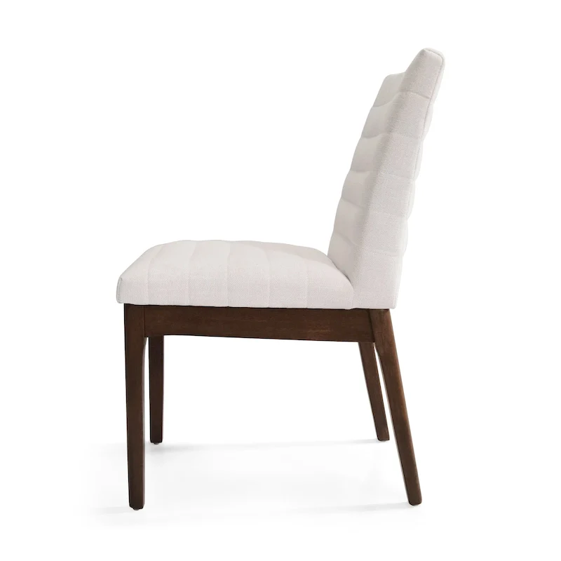 Vertically Quilted Upholstered Dining Chairs (Set of 6)