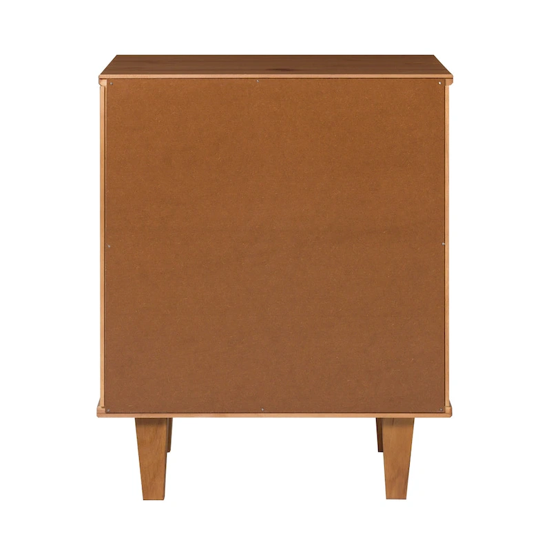 Middlebrook Mid-Century Modern Detailed Solid Wood Nightstand
