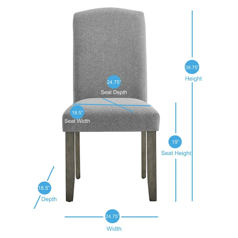 7-Piece Dining Set with Marble Veneer Top and Upholstered Chairs
