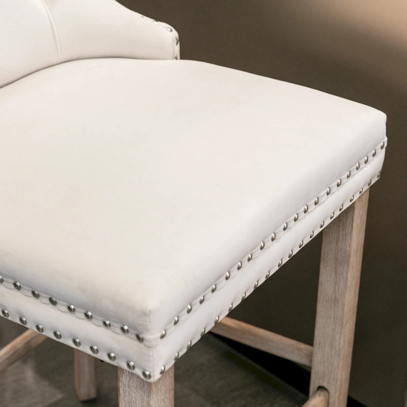 Velvet Upholstered Barstools