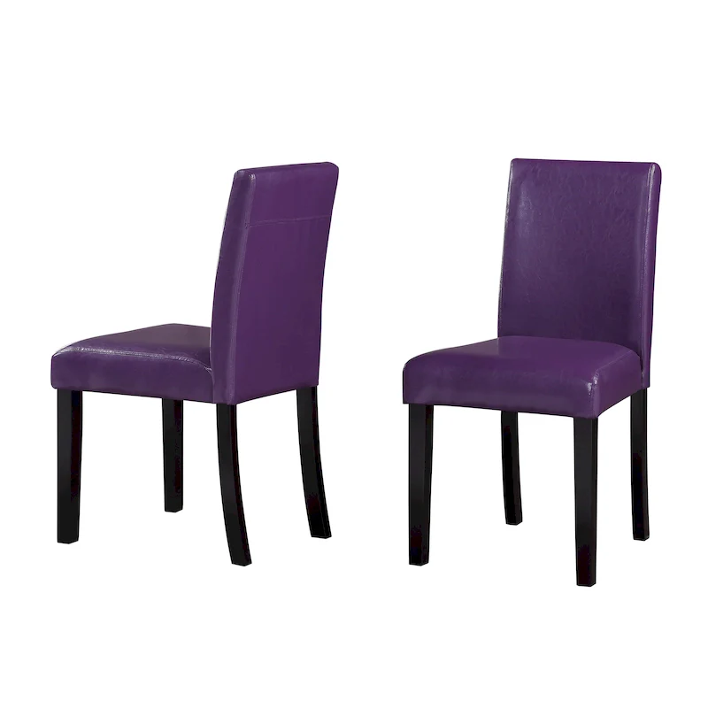 Faux Leather Dining Chairs (Set of 2)
