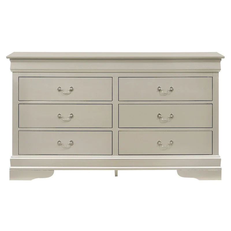 Louis Phillipe 2 6-Drawer Dresser