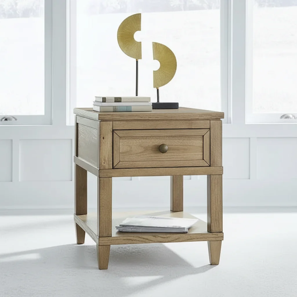 Brown End Table - 20 W x 26 D x 24 H