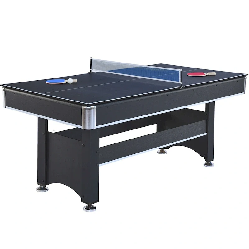 6-ft Pool Table with Table Tennis Top