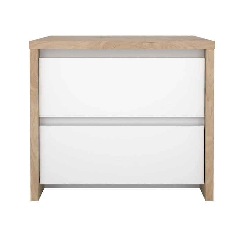 Porch & Den Next 17-Inch Tall 2-Drawer Nightstand End Table