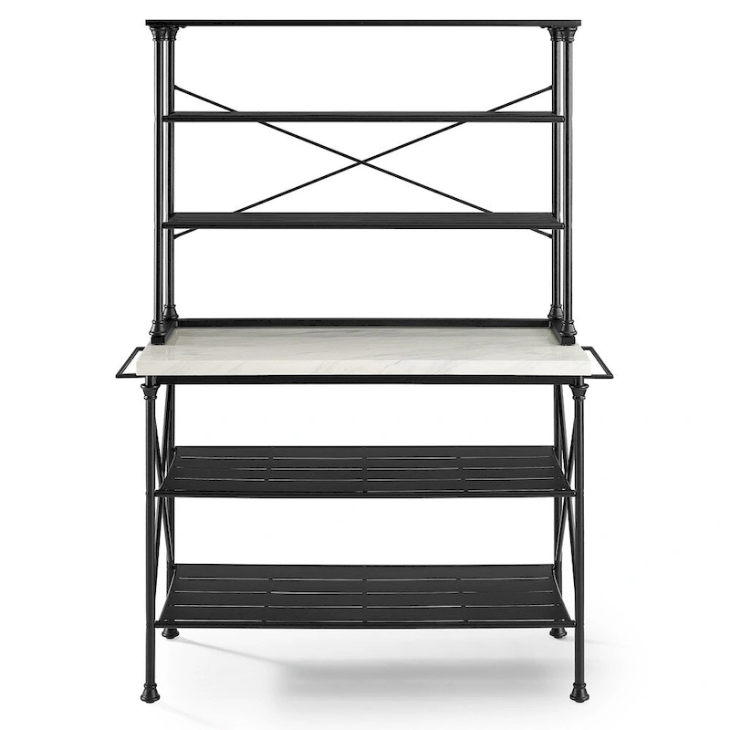 Crosley Madeleine Kitchen Island and Hutch