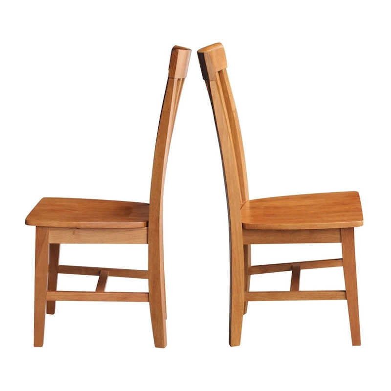 International Concepts Solid Wood Cosmo Tall Mission Chairs, Set of 2