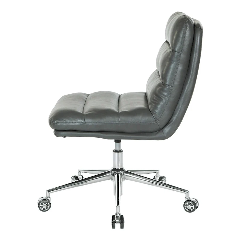 Legacy Swivel Office Chair in Faux Leather