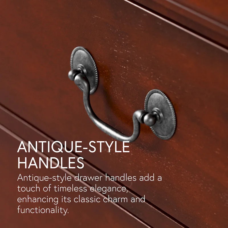 Furniture of America Devi Traditional Solid Wood 6-Drawer Dresser