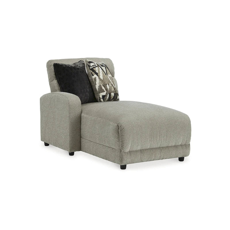 Signature Design by Ashley Colleyville Gray 5-Piece Power Reclining Sectional with Chaise - 105W x 106D x 39H