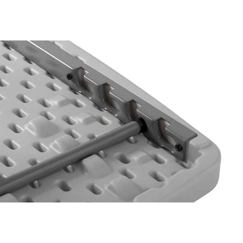 Commercialine 20 x 30 Height Adjustable Personal Folding Table, Speckled Grey