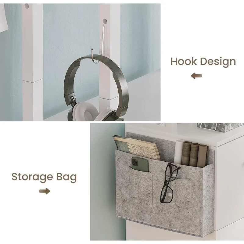 File Cabinet 2 Drawer Lock Filing Cabinet Printer Stand Bookshelves