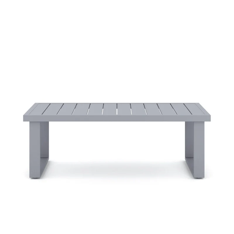 New Classic Furniture Fiji 4-Piece Patio Sofa Set with Sled Base