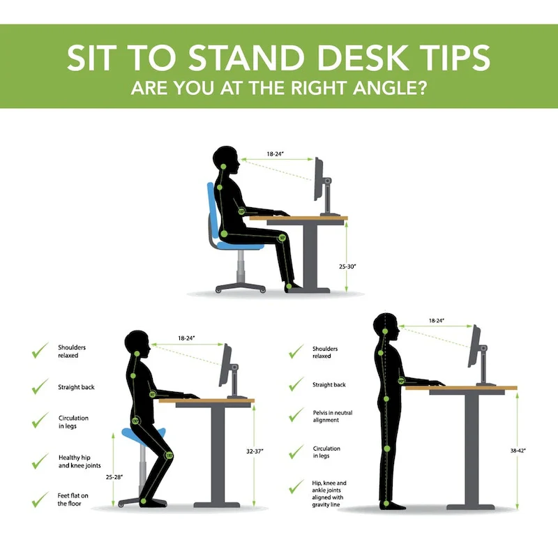 Energize 55W x 24D Height Adjustable Standing Desk by Bush Furniture