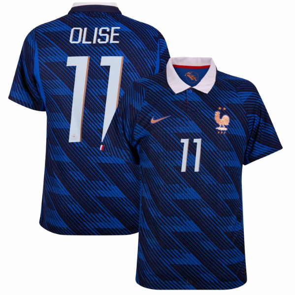 France Aero-Fit Match Home Olise 11 Jersey 2026-2027