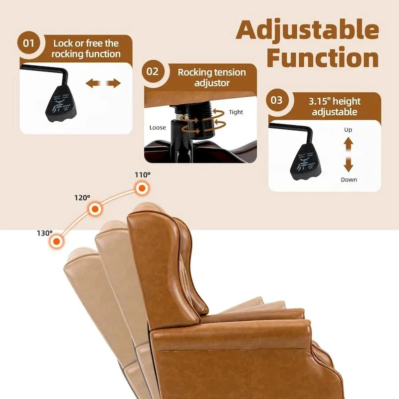 Classic Executive Office Chair High Back Wingback Boss Chair