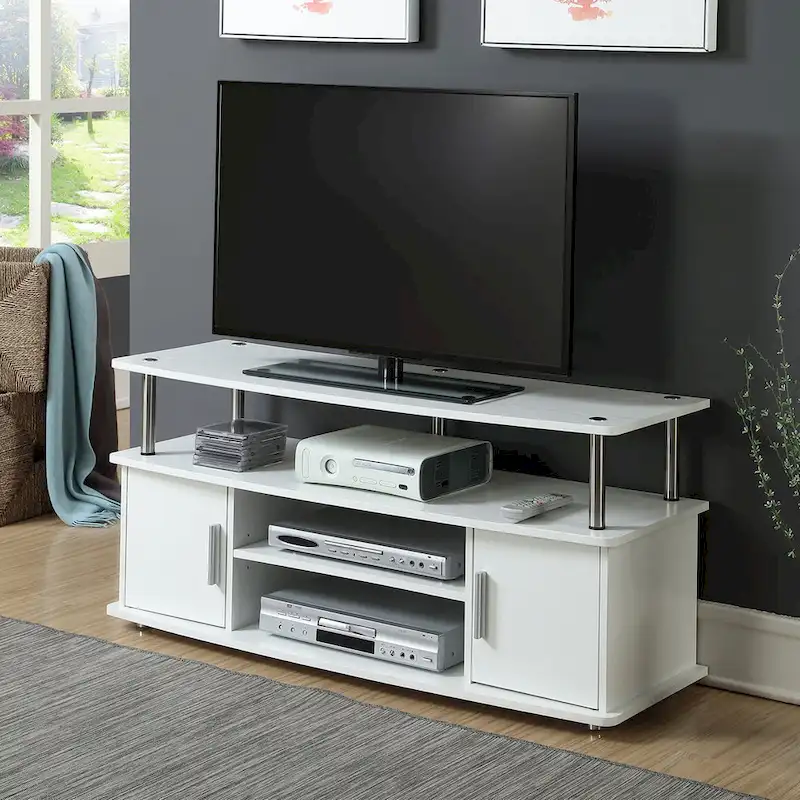 Convenience Concepts Designs2Go Monterey 55 inch TV Stand with Cabinets and Shelves